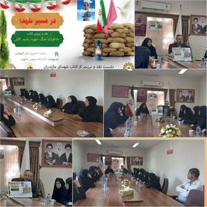 اجرای برنامه در مسیر شهدا همراه با نشست و نقد کتاب برادر رحی