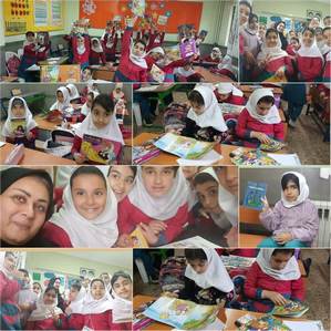 اجرای طرح کتابرانه در مدرسه شهید سردار سلیمانی