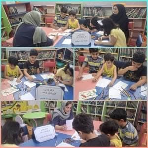 اجرای طرح اوقات فراغت در بخش کودک کتابخانه