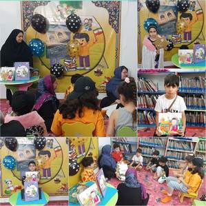 قصه گویی و بازدید کودکان جهت شرکت در جشنواره رضوی